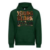 Forest Green young black free ish Urban Hoodie - Zillion Design Studio