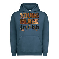Pigment Midnight Navy young black free ish Urban Hoodie - Zillion Design Studio