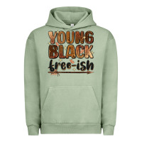 Pigment Oil Green young black free ish Urban Hoodie - Zillion Design Studio