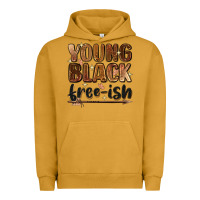 Pigment Peanut Butter young black free ish Urban Hoodie - Zillion Design Studio