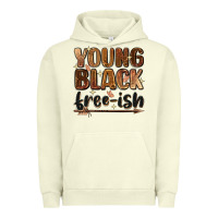 Pigment Pistachio young black free ish Urban Hoodie - Zillion Design Studio