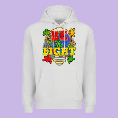 Be The Light Premium Hoodie Designed By Zillion Design Studio