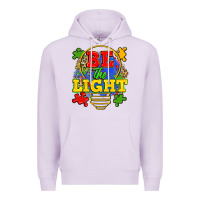 Lilac be the light Premium Hoodie - Zillion Design Studio