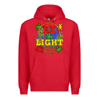 Red be the light Premium Hoodie - Zillion Design Studio