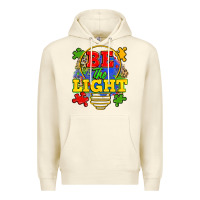 Sandshell be the light Premium Hoodie - Zillion Design Studio