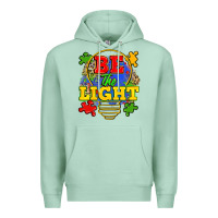 Seafoam be the light Premium Hoodie - Zillion Design Studio