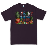 Plum Merry Christmas Premium Tee - CowhideDigitalArt