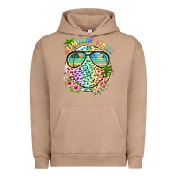 Pigment Burro summer vibes with smile face and leopard Urban Hoodie - texasbilliewilder