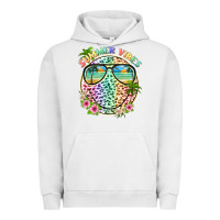 Pigment Lunar Rock summer vibes with smile face and leopard Urban Hoodie - texasbilliewilder