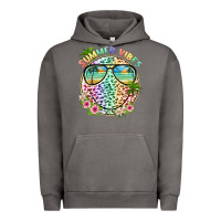 Pigment Tornado summer vibes with smile face and leopard Urban Hoodie - texasbilliewilder