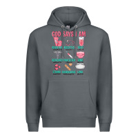 Rock god says i am Premium Hoodie - texasbilliewilder