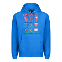 True Royal god says i am Premium Hoodie - texasbilliewilder