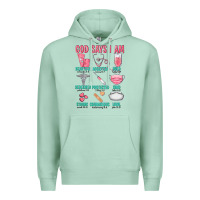 Seafoam god says i am Premium Hoodie - texasbilliewilder