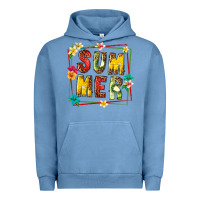 Pigment Pebble Blue summer with fruit Urban Hoodie - texasbilliewilder