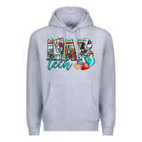 Heather Grey lab tech Premium Hoodie - texasbilliewilder
