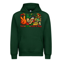 Forest Green peace love cinco de mayo Urban Hoodie - Zillion Design Studio