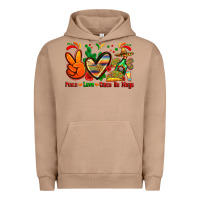Pigment Burro peace love cinco de mayo Urban Hoodie - Zillion Design Studio