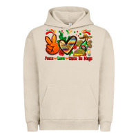 Pigment French Oak peace love cinco de mayo Urban Hoodie - Zillion Design Studio