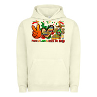 Pigment Pistachio peace love cinco de mayo Urban Hoodie - Zillion Design Studio