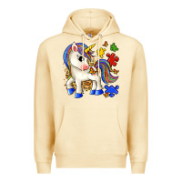 Pina Colada autism unicorn Premium Hoodie - Zillion Design Studio