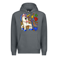 Rock autism unicorn Premium Hoodie - Zillion Design Studio