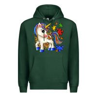 Sports Green autism unicorn Premium Hoodie - Zillion Design Studio