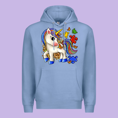 Autism Unicorn Premium Hoodie Designed By Zillion Design Studio