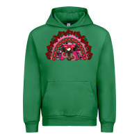 Emerald valentine's day baby cow rainbow Urban Hoodie - RanaPortraitStore