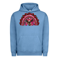 Pigment Pebble Blue valentine's day baby cow rainbow Urban Hoodie - RanaPortraitStore