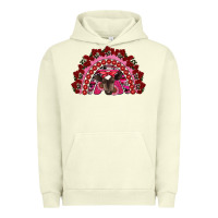 Pigment Pistachio valentine's day baby cow rainbow Urban Hoodie - RanaPortraitStore