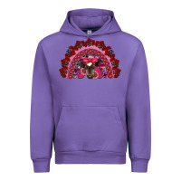 Tulip valentine's day baby cow rainbow Urban Hoodie - RanaPortraitStore