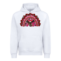 White valentine's day baby cow rainbow Urban Hoodie - RanaPortraitStore