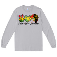 Moon Dust peace love juneteenth Long Sleeve Tee - BarkalooDesign