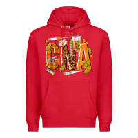 Red fall cna Premium Hoodie - texasbilliewilder