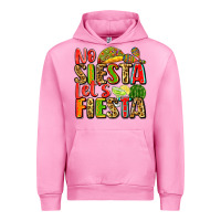 Fuchsia Pink no siesta let's fiesta Urban Hoodie - Zillion Design Studio
