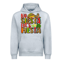 Heather Grey no siesta let's fiesta Urban Hoodie - Zillion Design Studio