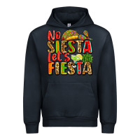 Navy no siesta let's fiesta Urban Hoodie - Zillion Design Studio