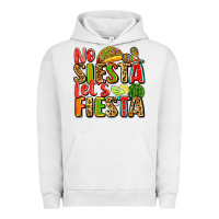 Pigment Lunar Rock no siesta let's fiesta Urban Hoodie - Zillion Design Studio
