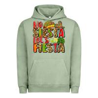 Pigment Oil Green no siesta let's fiesta Urban Hoodie - Zillion Design Studio