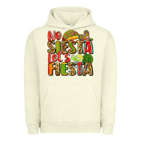 Pigment Pistachio no siesta let's fiesta Urban Hoodie - Zillion Design Studio