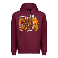 Burgundy fall cna Premium Hoodie - texasbilliewilder
