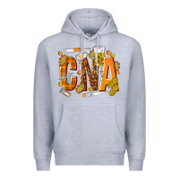 Heather Grey fall cna Premium Hoodie - texasbilliewilder
