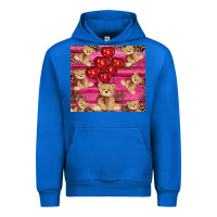 Cobalt valentine's day tedybear tumbler Urban Hoodie - RanaPortraitStore