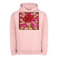 Pigment Salmon valentine's day tedybear tumbler Urban Hoodie - RanaPortraitStore
