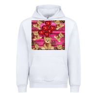 White valentine's day tedybear tumbler Urban Hoodie - RanaPortraitStore