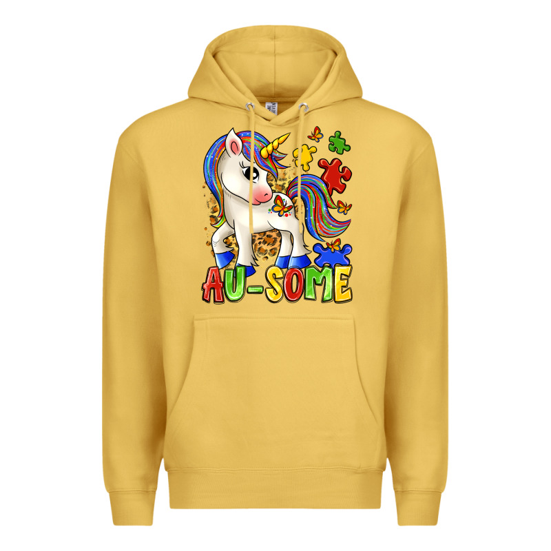 Au Some Unicorn Premium Hoodie by Zillion Design Studio | Teevron