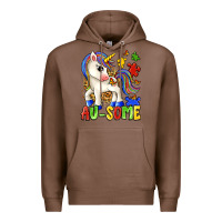 Chestnut au some unicorn Premium Hoodie - Zillion Design Studio