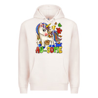 Pale Pink au some unicorn Premium Hoodie - Zillion Design Studio