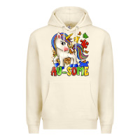 Sandshell au some unicorn Premium Hoodie - Zillion Design Studio