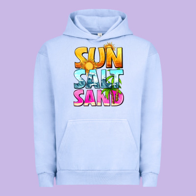 Sun Salt Sand Urban Hoodie Designed By Texasbilliewilder